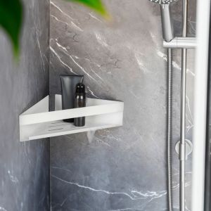 Wenko Etagere d'angle turbo-loc genova white