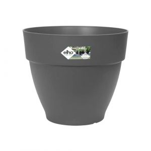 Image de Elho Vibia Campana Rond Pot De Fleurs, Anthracite, 55 CM