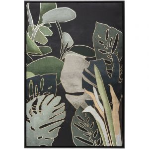 Image de Atmosphera Createur D'Interie - Tableau Toile murale encadrée imprimée Jungle 60 x 90 cm