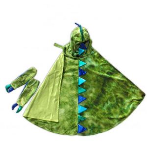 Great Pretenders Dragon Cape w/Claws, Grn, SIZE US 5 6