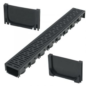 Canaux de drainage plastique 1 m 02_0002991