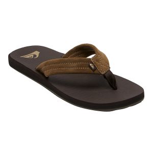Quiksilver Homme Carver Suede Core Sandale, Marron 1, 41 EU