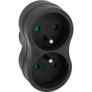 Zenitech - Biplite recyclée bioplastique - 2x16A - noir
