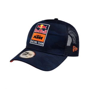 Casquette Trucker Rb Ktm Team Moto Gp Officiel - Unisexe - Bleu Orange