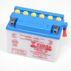 Yuasa Batterie pour Scooter Gilera 50 Stalker 1998 &agrave; 2007 YB4L-B / 12V 4Ah
