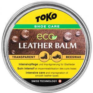 Image de Toko Leatherbalm - Produit d´entretien chaussures taille 50 g, gris/ gelb