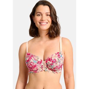 Sans Complexe Soutien-gorge embo&icirc;tant Arum Mosaic Imprim&eacute; Floral - Taille 100 C;100 D;100 E;100 F;105 C;105 D;105 E;105 F;110 C;110 D;110 E;90 C;90 D;90 E;95 C;95 D;95 E;95 F