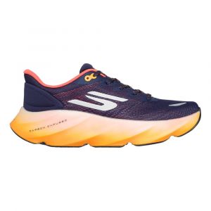 Skechers SKX Aero Burst Chaussure De Running Sans Stabilisateurs Hommes - Bleu Fonc&eacute;, Orange, Pointure 43.5