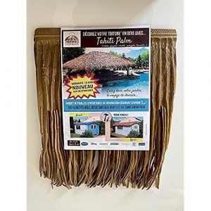 TOITURES Exotiques Synthétiques by PALMEX- Tahiti Palm - 10 Feuilles De Palmier Artificiel Couvrant 1m2 - Revêtement Toiture Bois Durable - Décoration Exotique pour Abris Jardin, Cabanon, Tonnelle…