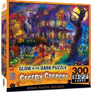 Master pieces Pièces XXL - Glow in the Dark - Halloween - Coins Effrayants - Ez Grip