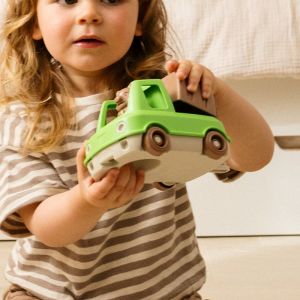 Le camion poubelle mr renard, made in france en matière recyclée, chlorophylle