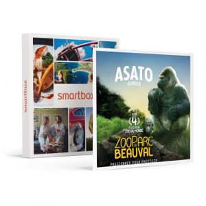 Smartbox Coffret Cadeau - Billets pour le ZooParc de Beauval 2025 : 2 entrées adulte et 1 entrée enfant pour 2 journées- Multi-thèmes