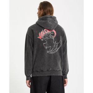 Volcom Sweat À Capuche Nightwasher - Light Acid Black - Taille S