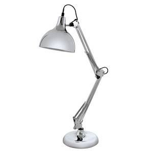 Eglo Lampe de table BORGILLIO Chrome, 1 lumière - Moderne - Intérieur - BORGILLIO - Délai de livraison moyen: 8 à 12 jours ouvrés. Port gratuit France métropolitaine et Belgique dès 100 ?.