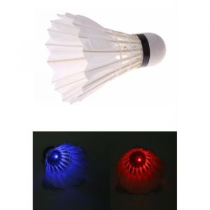 Hobby Tech Volant de Badminton blanc Lumineux à LED Bleu/Rouge