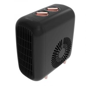 Cecotec Radiateur Electrique ReadyWarm 600 Lagoon Black 2000W compact avec thermostat réglable et sécurité avancée