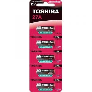Toshiba Pack de 5 Piles 12V 27A/12V Alcalines