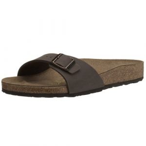 Birkenstock BK040091 - Madrid - Mules - Homme - Marron (Nubuck Marron Mocca) - 39 EU