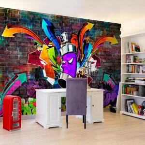 Artgeist Papier peint - Graffiti: Colourful attack 400x280