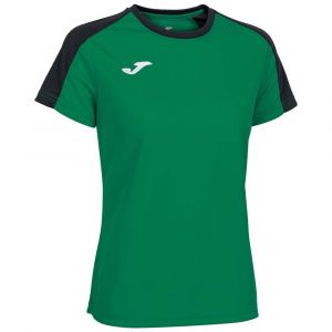 Joma Eco Championship T-Shirt à Manches Courtes pour Femme, Vert/Noir