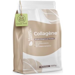 Collag&egrave;ne Poudre 1500g - 20g par Portion, 100% Hydrolys&eacute;, Go&ucirc;t Neutre - 75 Portions - Collag&egrave;ne Bovin, Peptides Type 1 & 3 - Produit en Allemagne - Collagene Poudre - Collagen Peptides Powder