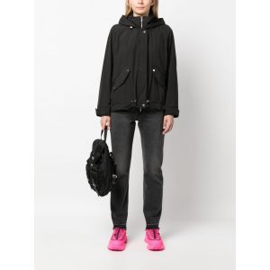 Combre Moorer veste Jill-STP &agrave; col montant - Noir