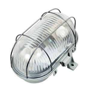Tibelec HUBL.OVAL GRIL.MET 60W MAX E27 IP44gR