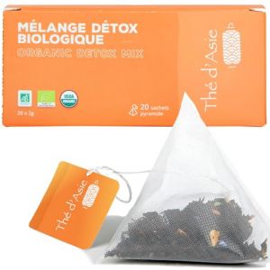 Thé D’asie - Infusion - détox - Biologique - Pack infusettes x80