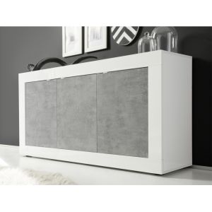 Image de Subleem Buffet 3 portes Blanc SEMPLICE