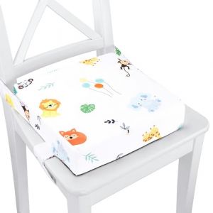 Rehausseur de chaise enfant 32x32x8 cm - coussin de siège enfant coussin de chaise Safari B