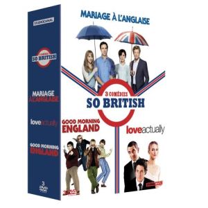 3 comédies So British : Mariage à l'anglaise + Good Morning England + Love Actually
