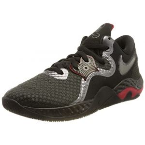 Nike Renew Elevate 2, Chaussure de Basketball Mixte, Anthracite Black Gym Red MTLC Dark Grey, 42 EU