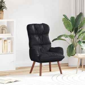 VidaXL Fauteuil relaxant Noir 69 x 74 x 93 cm Faux cuir