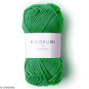 Image de Rico Design Fil à crocheter en coton - Ricorumi - Vert herbe - 25 g