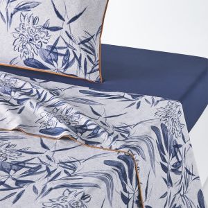 Drap plat percale de coton, Mishima Imprimé Taille 180x290 cm;240x290 cm;270x290 cm