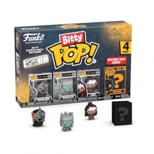 Funko Bitty Pop! Lord of The Rings - Witch King 4PK? et Une Mini-Figurine Mystère en Surprise - 2.2 Cm Collectionnable - Étagère Empilable Incluse - Idée de Cadeau - Décoration de Gâteaux