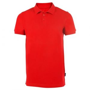HRM Heavy Stretch M Polo Shirt, Rouge (Rouge 03), S Men's