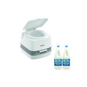 Thetford Pack Toilette Portable 100% Autonome + Additif Sanitaire Aqua-kem Bleu Camping-Car Bateau Fourgon