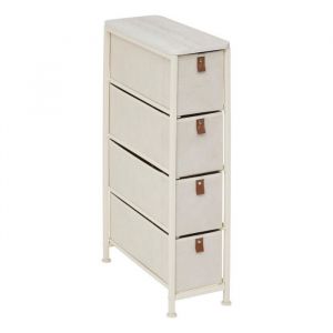 Meuble de rangement tissa 4 tiroirs beige - 5five