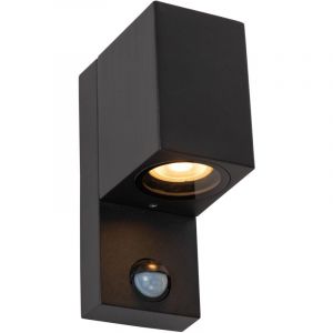Lucide ZARO IR Spot mural Extér.-Noir-1xGU10-7W-IP65