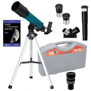 HND Pack télescope levenhuk labzz tk50 avec zoom, oculaires et accessoires