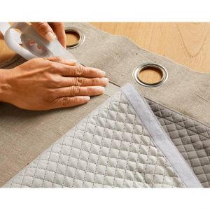 Doublure occultant lumi&egrave;re et thermique pour rideau VERSO - blanc