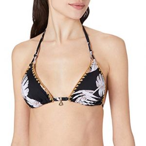 Image de Banana Moon NUCO Leaf Haut de Bikini, Noir, M/38 Femme