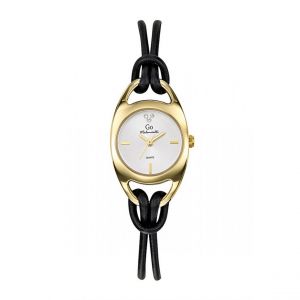 Go Girl Only Montre Femme Harmonie 699372 - Bracelet Cuir Noir