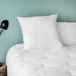 Toison d&rsquo;or Traversin Pl&eacute;nitude en Coton Fibre Creuse Silicon&eacute;e, 140cm Taille