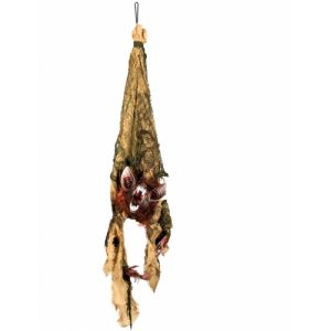Décoration animée, lumineuse et sonore chauve-souris 110 cm Halloween