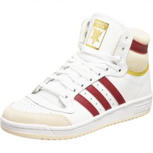 Adidas Top Ten, Basket Homme, Cloud White/Team Victory Red/Cream White, 42 EU