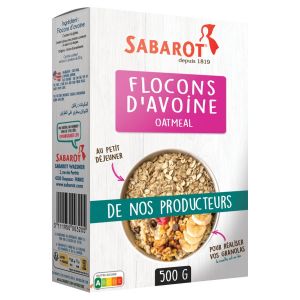 Sabarot Flocons d'avoine paquet de 500g