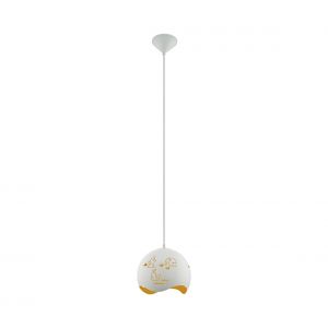 Eglo Suspension LAURINA Blanc, 1 lumière - Moderne - Intérieur - LAURINA - Délai de livraison moyen: 10 à 14 jours ouvrés. Port gratuit France métropolitaine et Belgique dès 100 €.