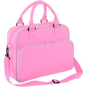 Bagbase - Sac de danse messager - 15 litres (Taille unique) (Noir/Fuschia) - UTBC3135